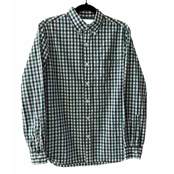 Old Navy Shirts Men Old Navy Classic Cotton Plaid Button